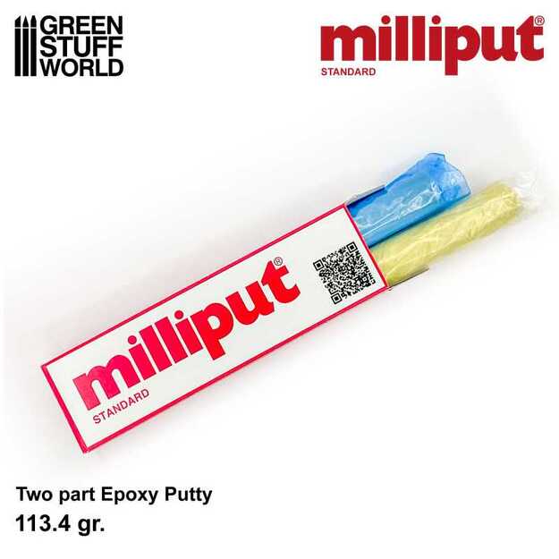 Milliput 1020 - Epoxy putty, glaistas, 120g.