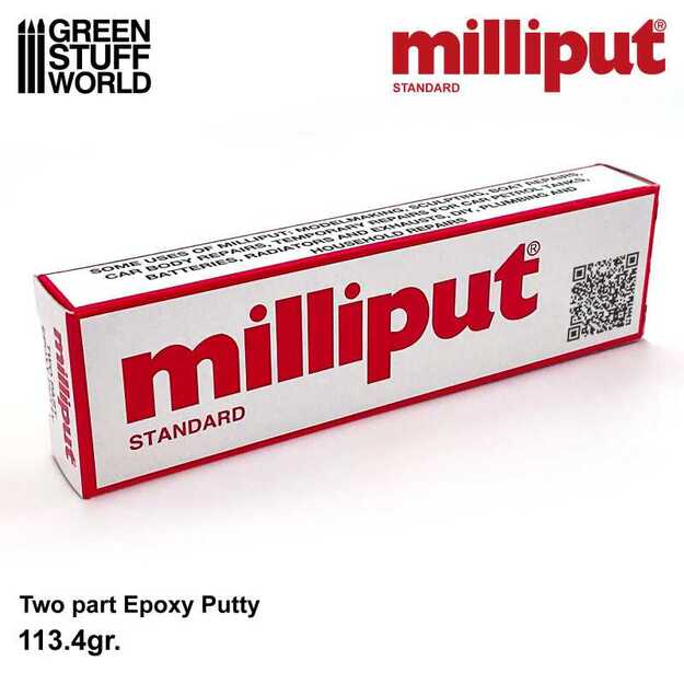 Milliput 1020 - Epoxy putty, glaistas, 120g.