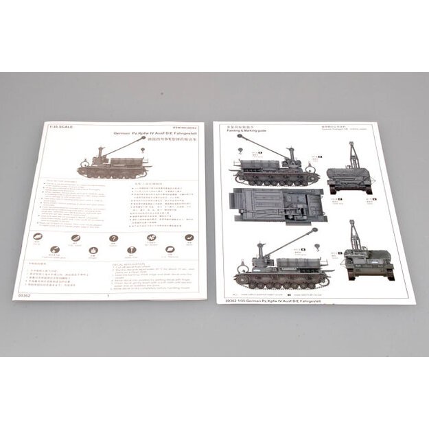 Trumpeter TRU00362 - German Pz.Kpfw Iv Ausf. D/E Fahrgestell, 1/35