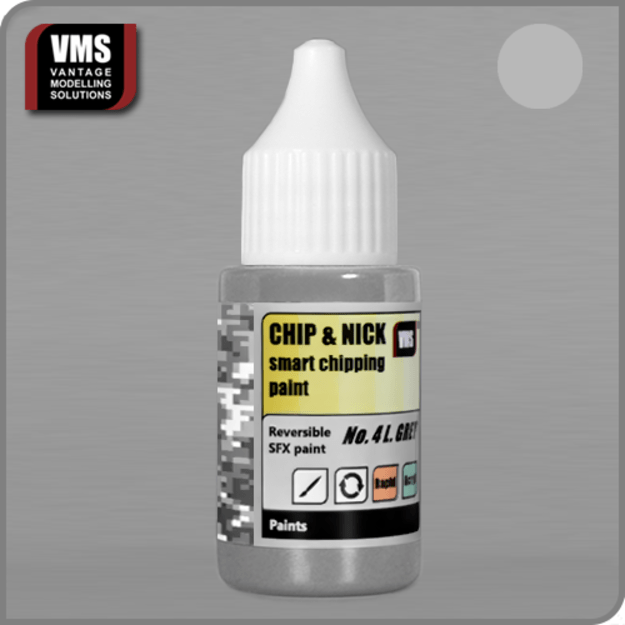 VMS CNX04 Chip And Nick Smart Chipping Paint No. 4 - Light Grey