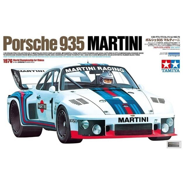 Tamiya TA20070 - Martini Porsche 935 Turbo, 1/20