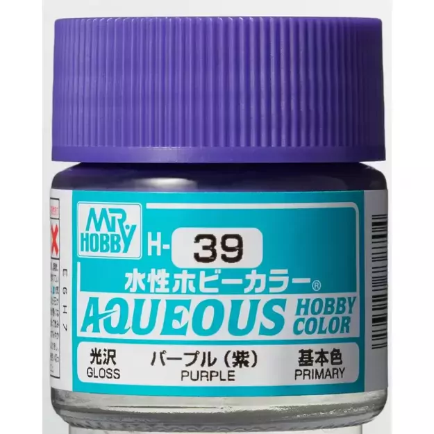 Mr.Hobby H039 - Aqueous Hobby Colors - Purple, 10ml