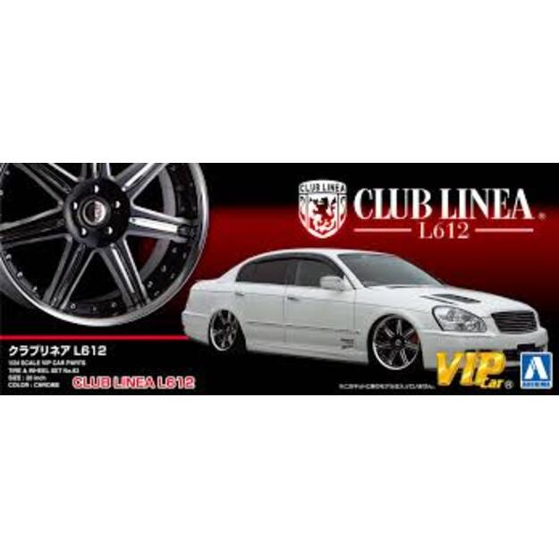 Aoshima AO46449 - CLUBLINEA L612 20inch (ratlankių modelių rinkinys), 1/24