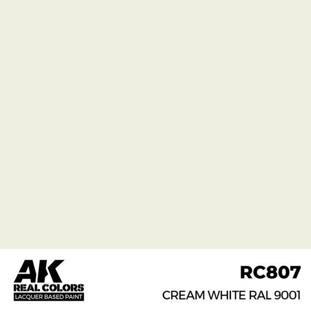 AK Interactive RC807 – Cream White RAL 9001, 17ml