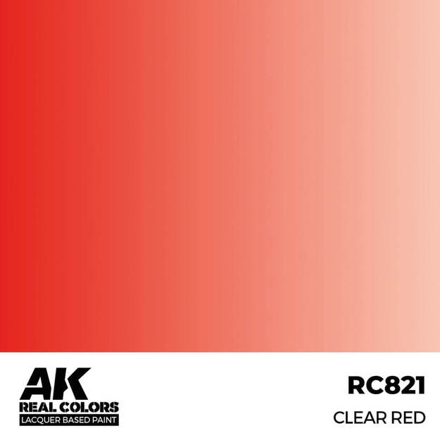 AK Interactive RC821 –  Clear Red, 17ml