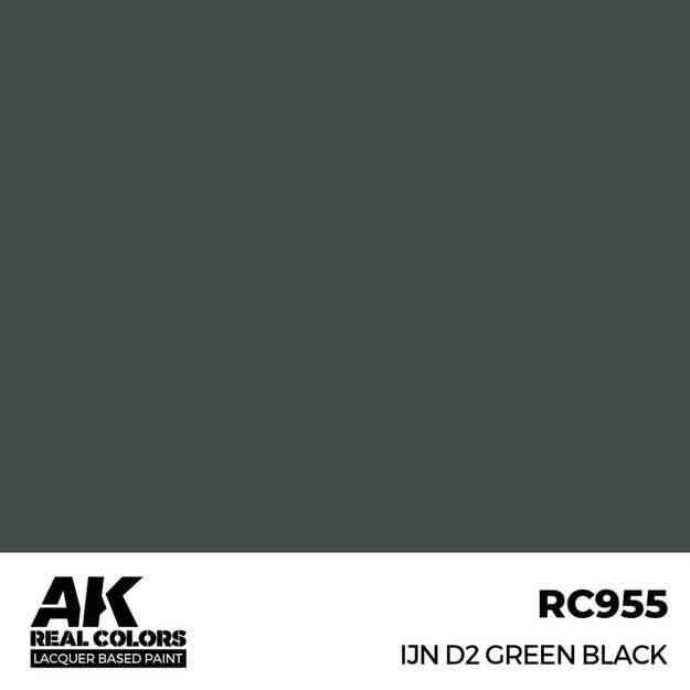 AK Interactive RC955 - IJN D2 Green Black, 17ml