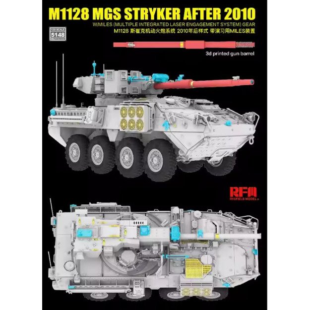 Ryefield Model RM5148 - M1128 MGS Stryker After 2010, 1/35 2