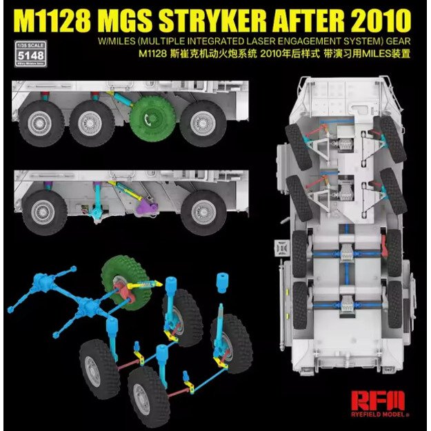 Ryefield Model RM5148 - M1128 MGS Stryker After 2010, 1/35 5