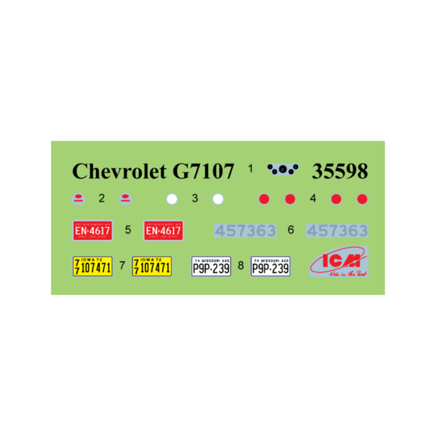 ICM IC35598 - G7107, US Cargo Truck, 1/35