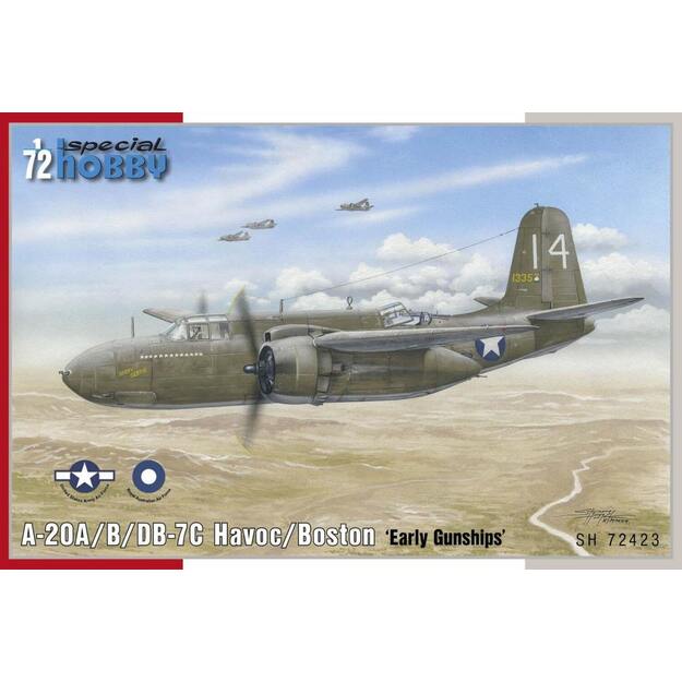 Special Hobby SH72423 - A-20B/C Havoc Gunships, 1/72