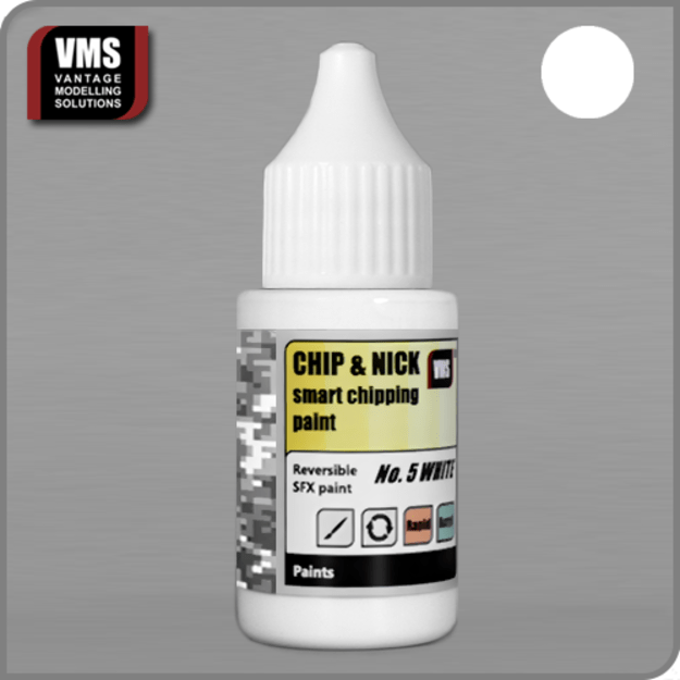 VMS CNX05 Chip And Nick Smart Chipping Paint No. 5 - White