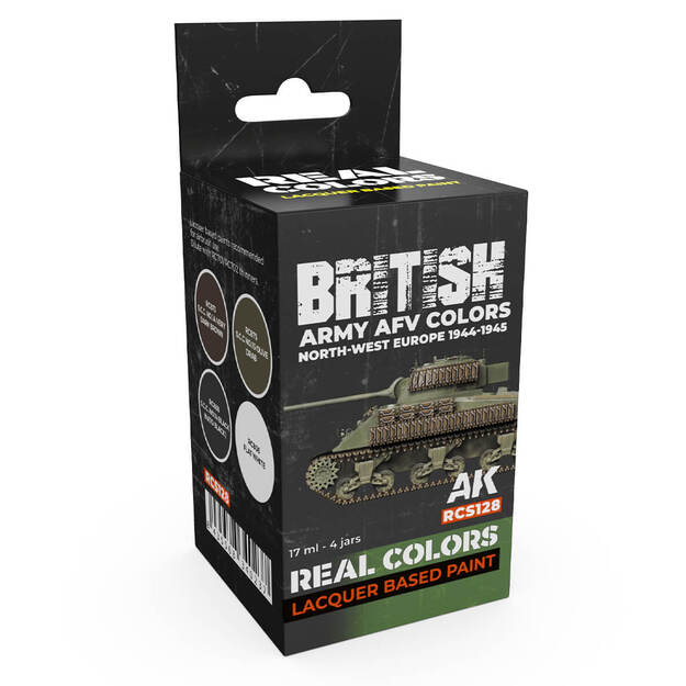 AK-Interactive - RCS128 - British Army AFV Colors Set, rinkinys