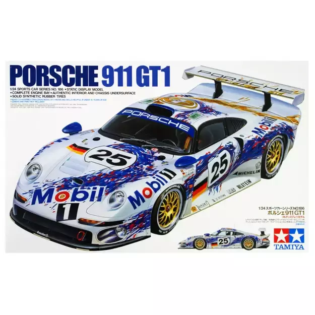 Tamiya TA24186 - Porsche 911 GT1, 1/24