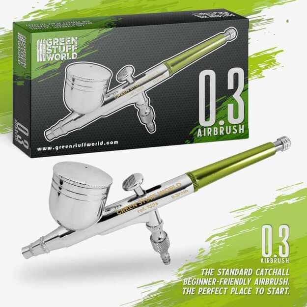 Green Stuff World 1395 - Aerografas 0.3mm