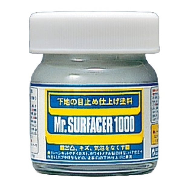 Mr.Hobby SF-284 - Mr. Surfacer 1000 (pilkas gruntas, 40 ml)