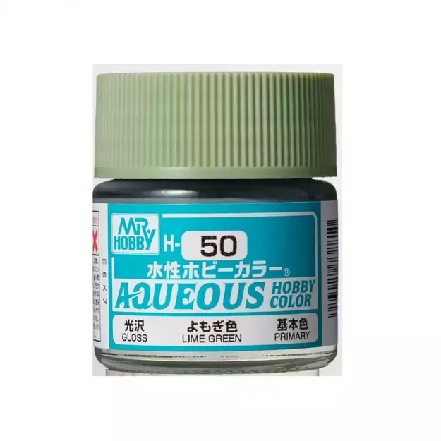 Mr.Hobby H050 - Aqueous Hobby Colors - Lime Green, 10ml