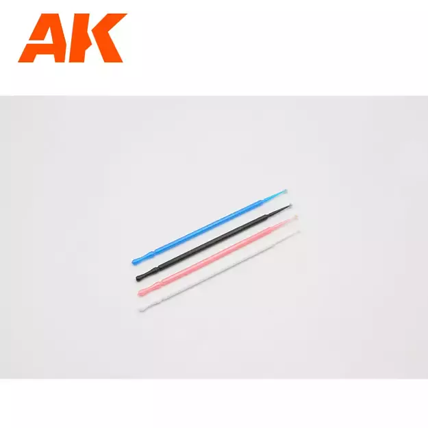 AK Interactive AK9330 – Mikropluošto šepetėlių rinkinys, 8 vnt. 1