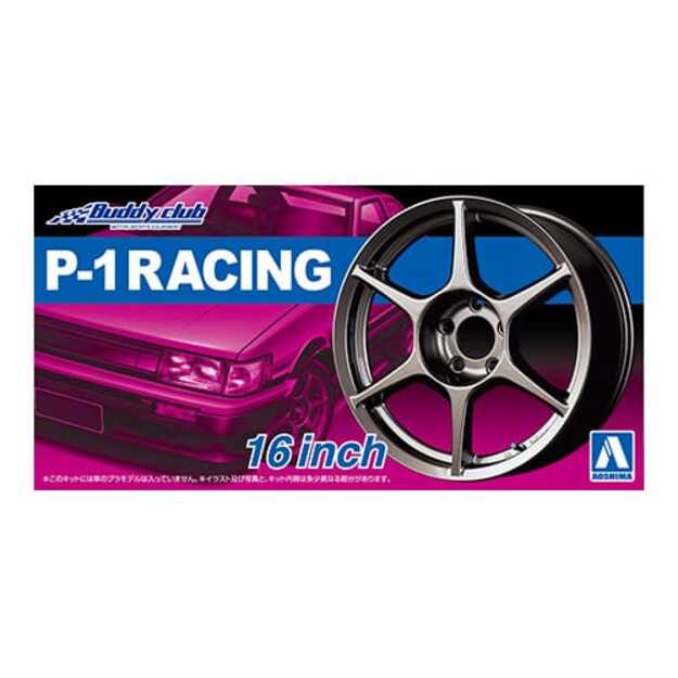 Aoshima AO40232 - P-1 Racing 16inch (ratlankių modelių rinkinys), 1/24