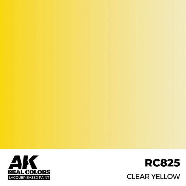 AK Interactive RC825 –  Clear Yellow, 17ml