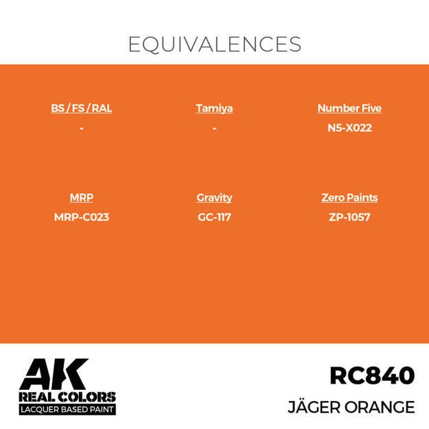 AK Interactive RC840 - Jäger Orange, 17ml 2 AK Interactive RC840 - Jäger Orange, 17ml 2