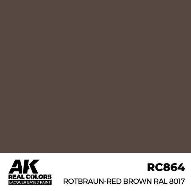 AK Interactive RC864 - Rotbraun-Red Brown RAL 8017, 17ml