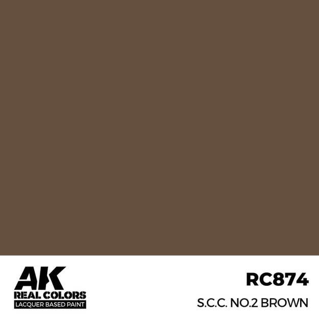 AK Interactive RC874 - S.C.C. No.2 Brown, 17ml AK Interactive RC874 - S.C.C. No.2 Brown, 17ml