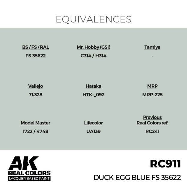 AK Interactive RC911 - Duck Egg Blue FS 35622, 17ml 2 AK Interactive RC911 - Duck Egg Blue FS 35622, 17ml 2