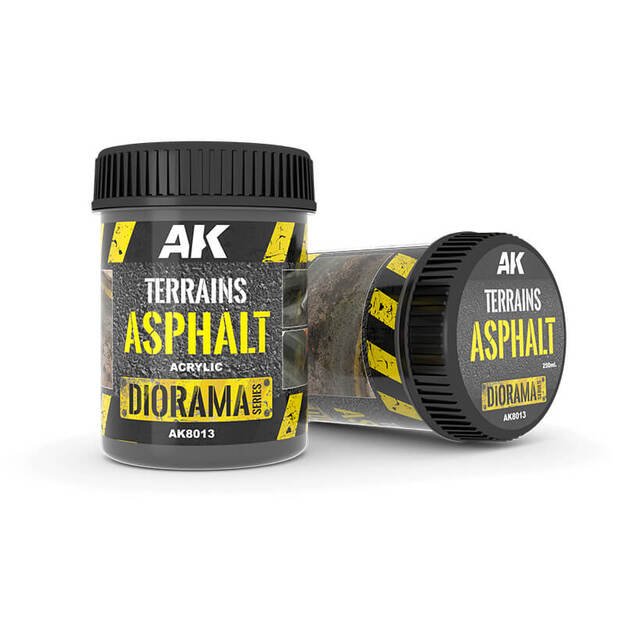 AK Interactive AK8013 - Terrains Asphalt (Acrylic), 250ml