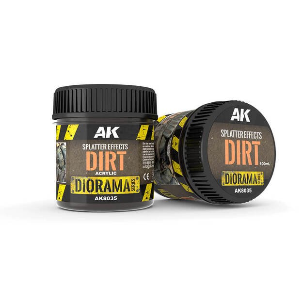 AK Interactive AK8035 - Splatter Effects Dirt (Acrylic), 100ml