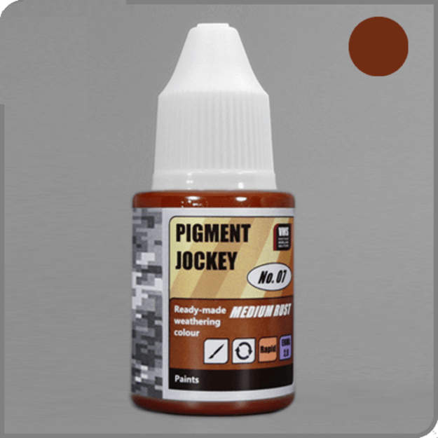  VMS PJ7 - Skysti pigmentai, No. 07, Medium Rust, 30ml