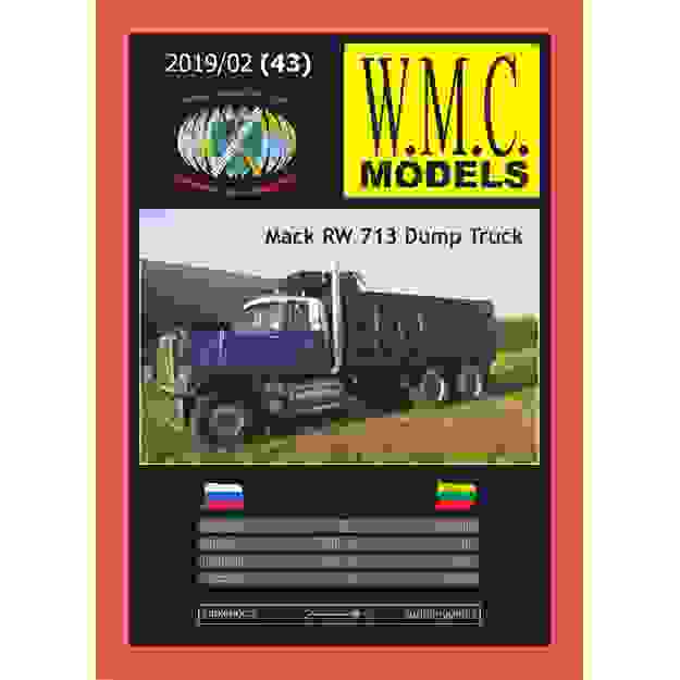 WMC 043 - Mack RW 713 „Dump Truck“ – sunkvežimis, 1/25