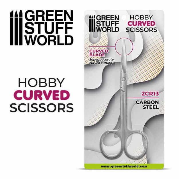 Green Stuff World 3009 - Žirklės su lenktu galiuku 2