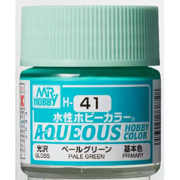Mr.Hobby H041 - Aqueous Hobby Colors - Pale Green, 10ml