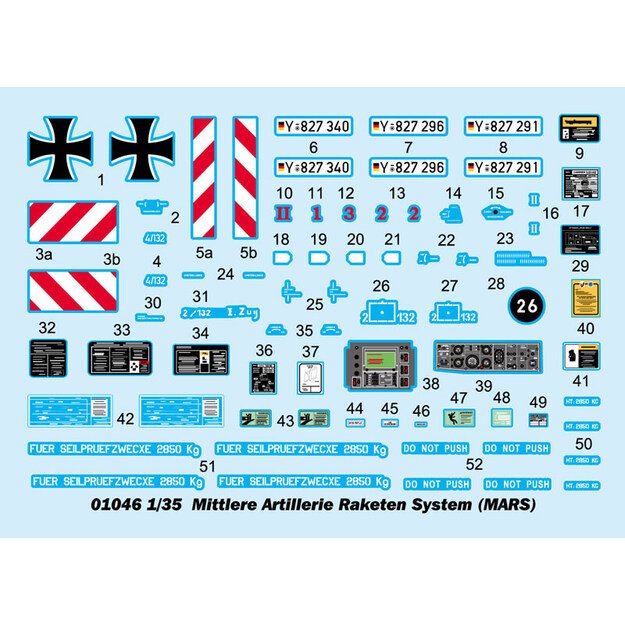 Trumpeter TR01046 -  Mittlere Artillerie Raketen System (MARS), 1/35 2