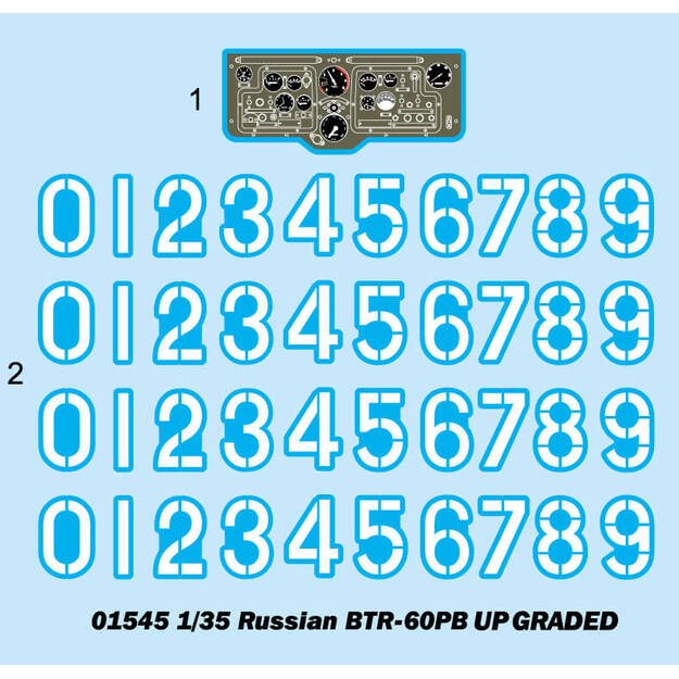 Trumpeter TR01545 - BTR-60PB UPGRADED, 1/35 2