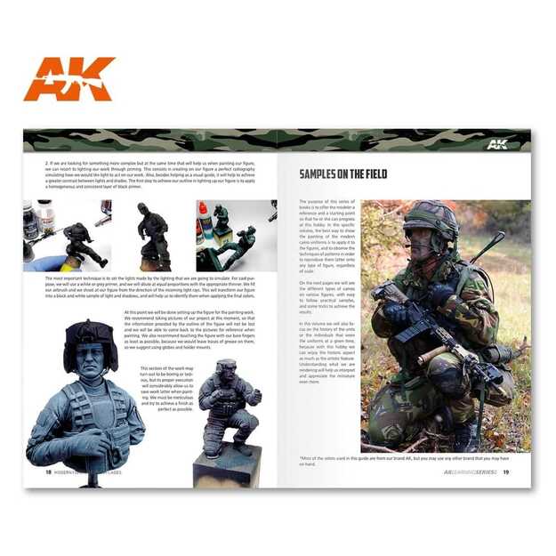 AK Interactive AK247 - Learning 8 Modern Figures Camouflages 1