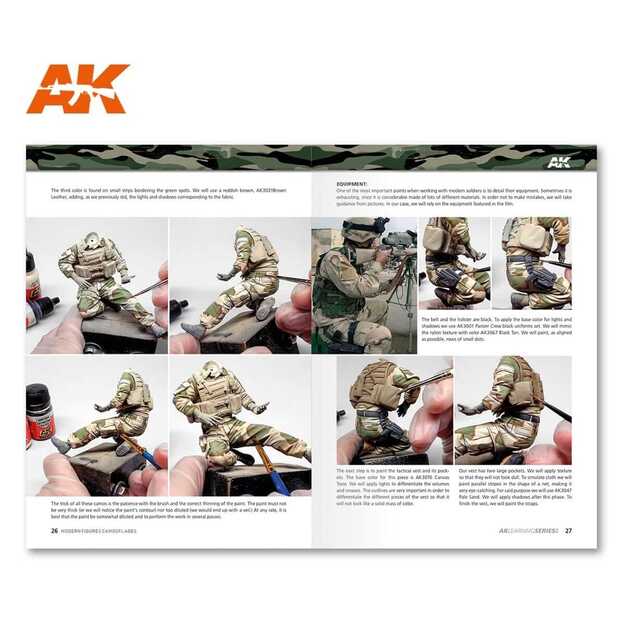 AK Interactive AK247 - Learning 8 Modern Figures Camouflages 2