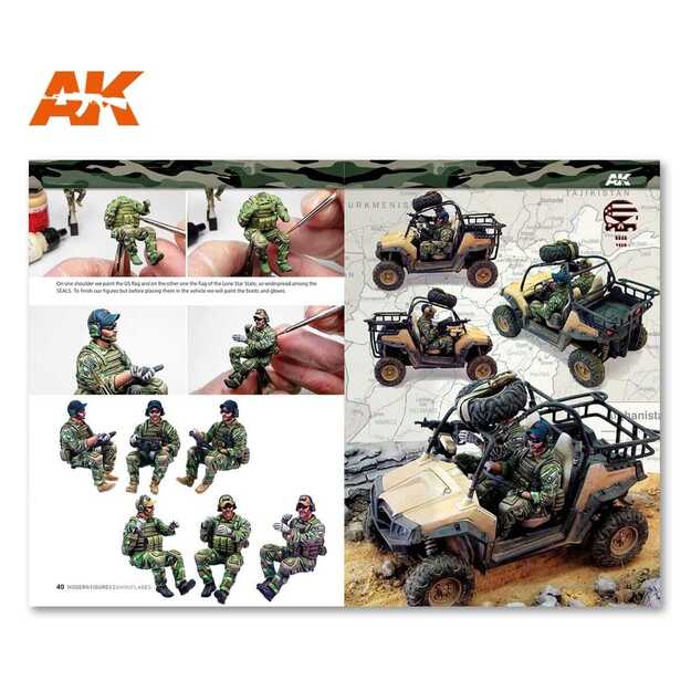 AK Interactive AK247 - Learning 8 Modern Figures Camouflages 3