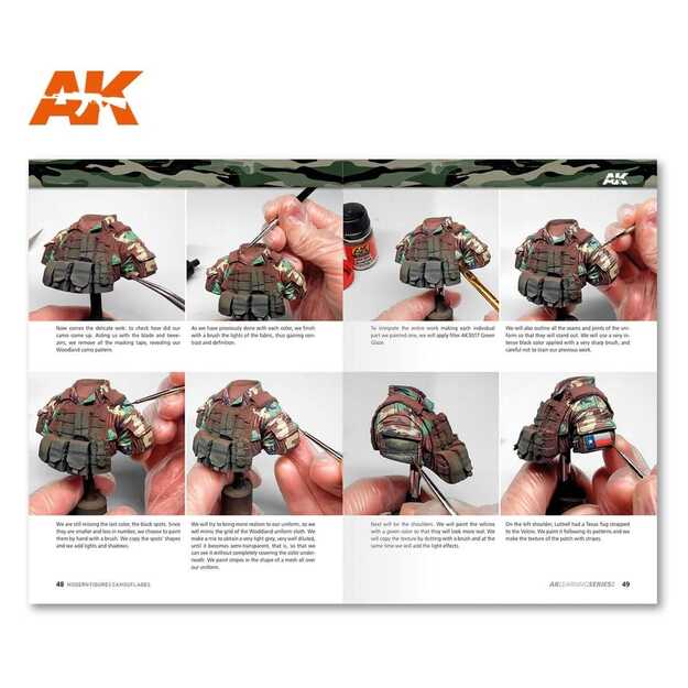 AK Interactive AK247 - Learning 8 Modern Figures Camouflages 4