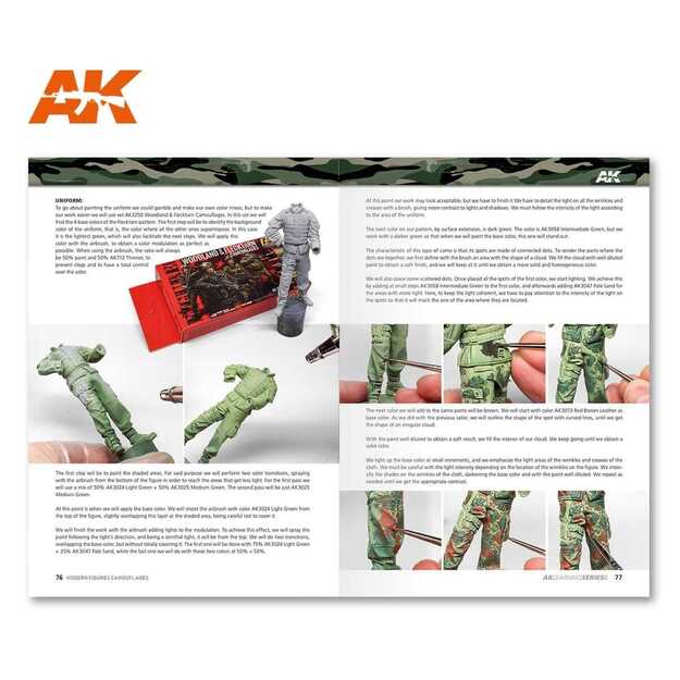 AK Interactive AK247 - Learning 8 Modern Figures Camouflages 6