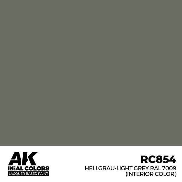 AK Interactive RC854 - Hellgrau-Light Grey RAL 7009 (interior color), 17ml
