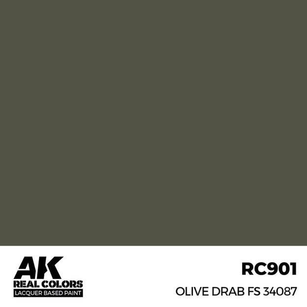 AK Interactive RC901 - Olive Drab FS 34087, 17ml AK Interactive RC901 - Olive Drab FS 34087, 17ml