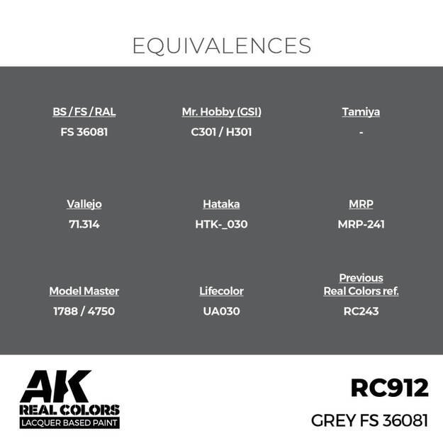 AK Interactive RC912 - Grey FS 36081, 17ml 2