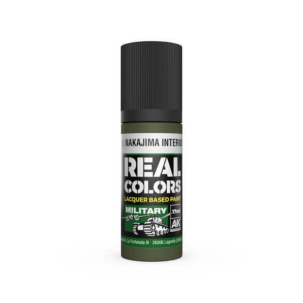 AK Interactive RC957 - IJN M3 (N) Nakajima Interior Green, 17ml 1