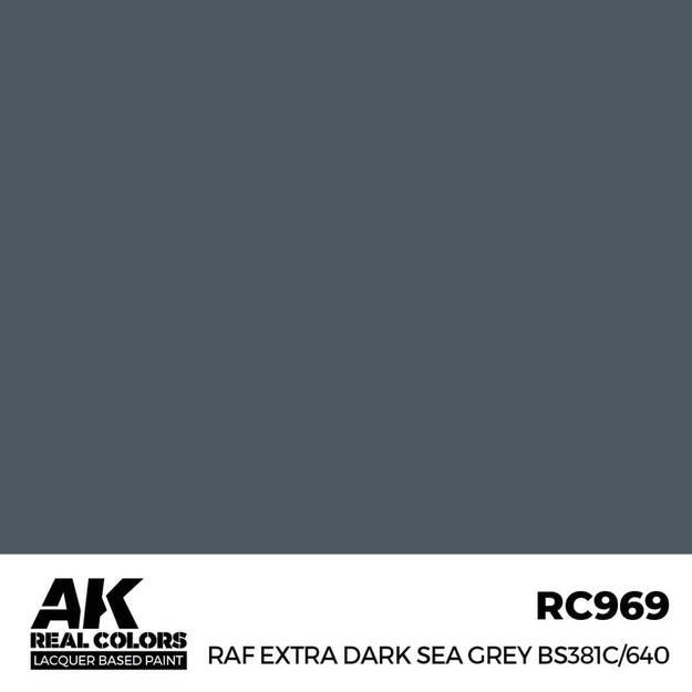 AK Interactive RC969 - RAF Extra Dark Sea Grey BS381C/640, 17ml
