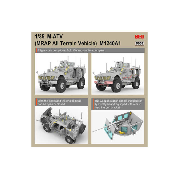 Ryefield Model RM5032 - M-ATV (MRAP All-Terrain Vehicle) M1024A1, 1/35 3