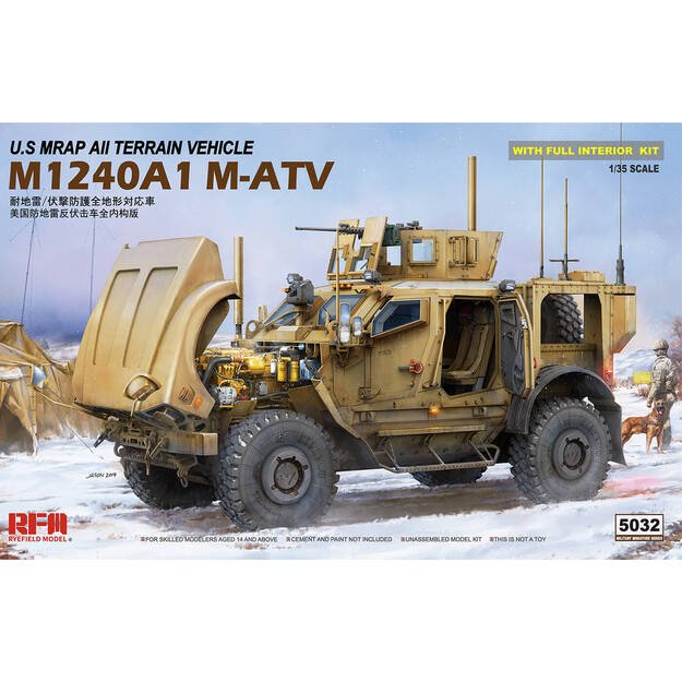 Ryefield Model RM5032 - M-ATV (MRAP All-Terrain Vehicle) M1024A1, 1/35