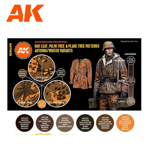 AK Interactive AK11625 - Oak Leaf Autumn-Winter 3G, akriliniai dažai