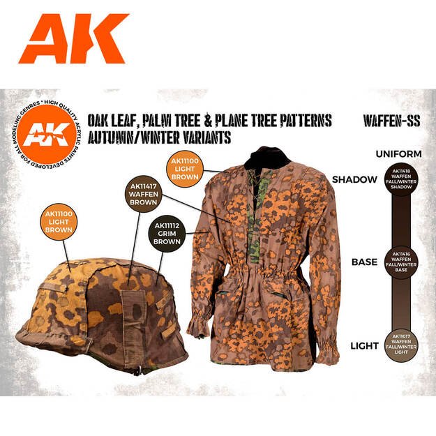 AK Interactive AK11625 - Oak Leaf Autumn-Winter 3G, akriliniai dažai