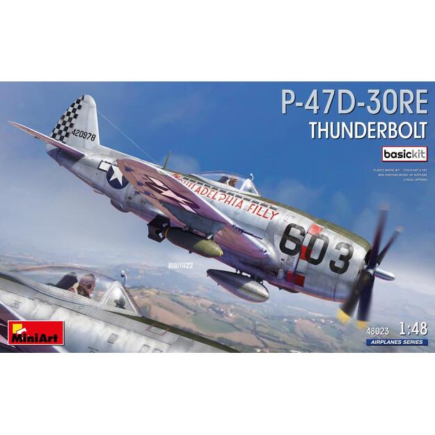 Miniart MA48023 - P-47D-30RE Thunderbolt. Basic Kit, 1/48